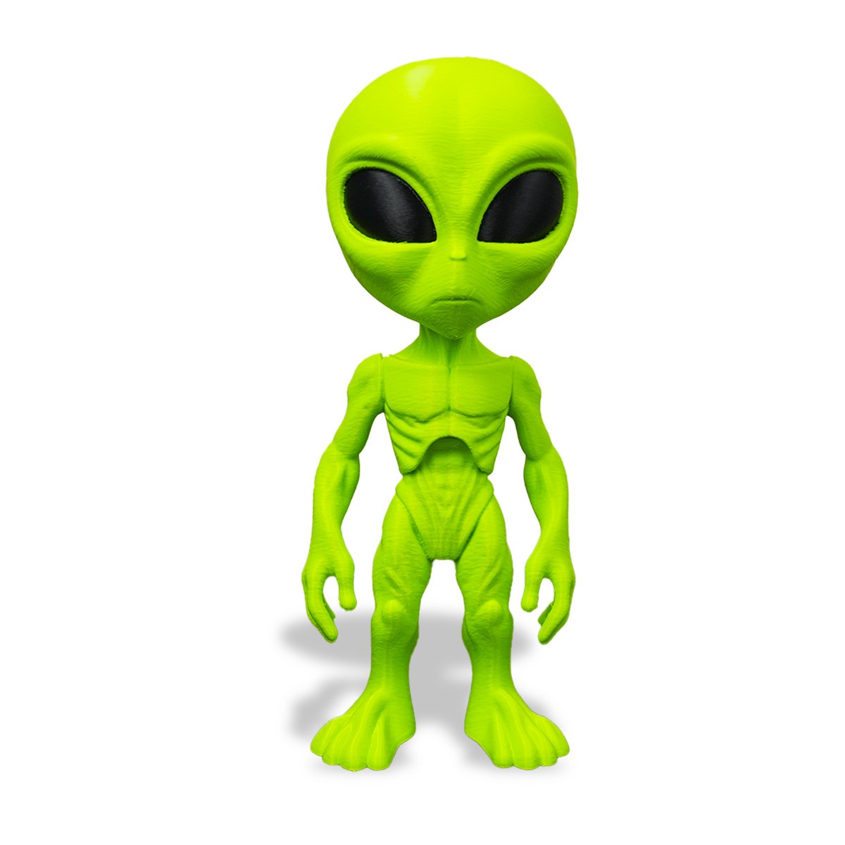 Alien Musculoso Decoração - Verde Kawasaki